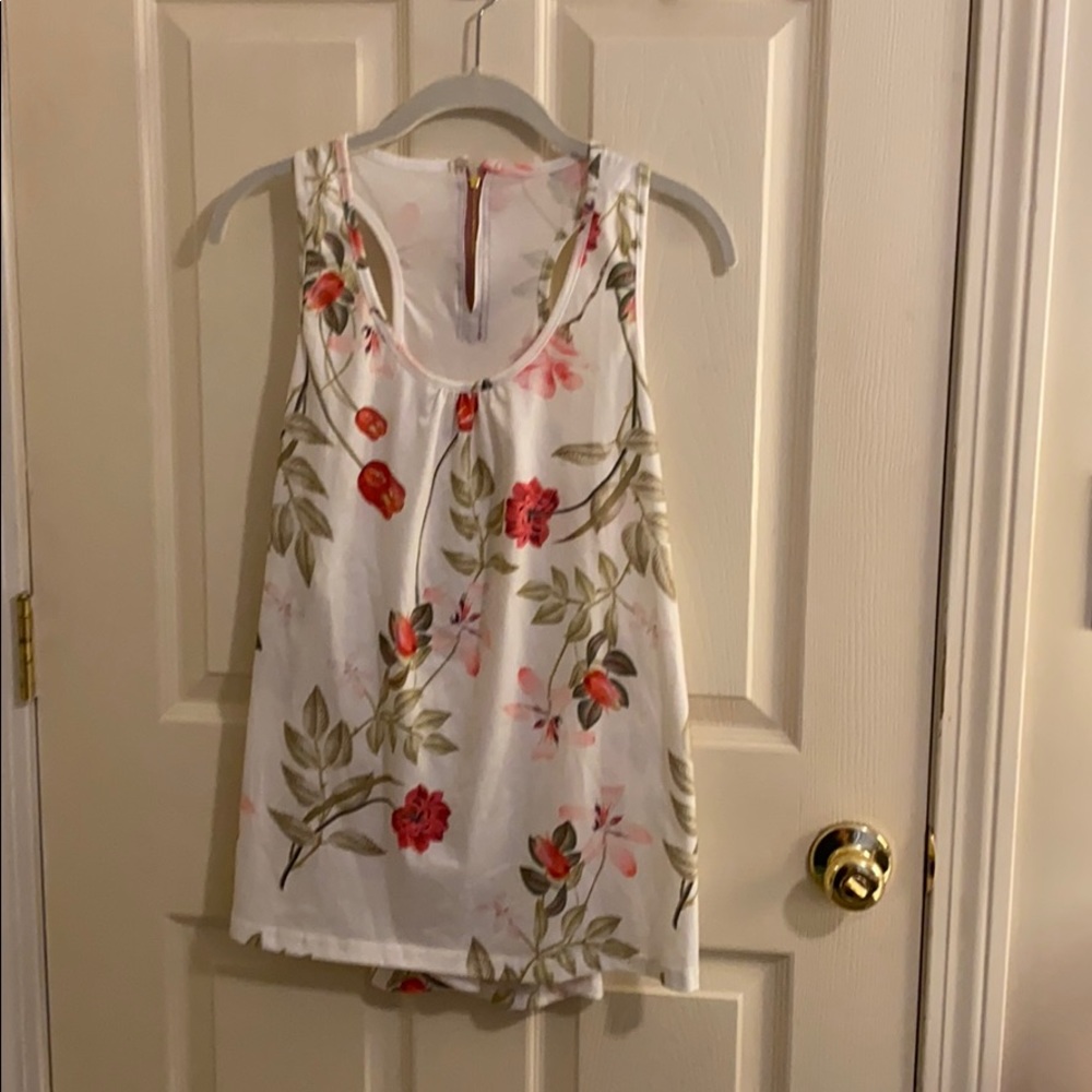 Floral Sleeveless Top